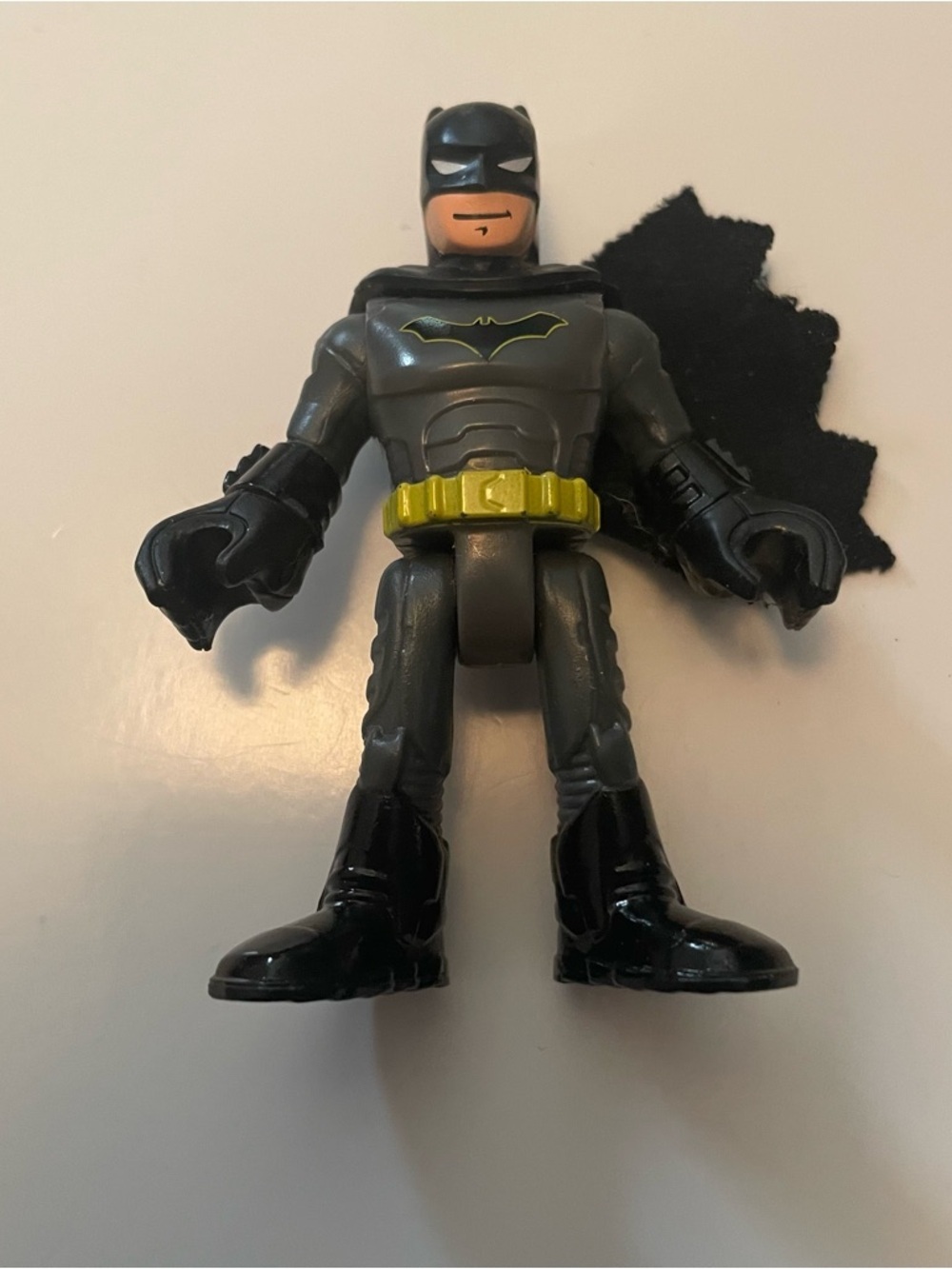 Batman Action Figure Toy - Black & Gray DC Comics Dark Night Imanginext
